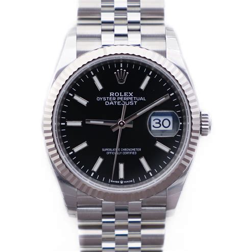 rolex datejust 36 black dial 2019